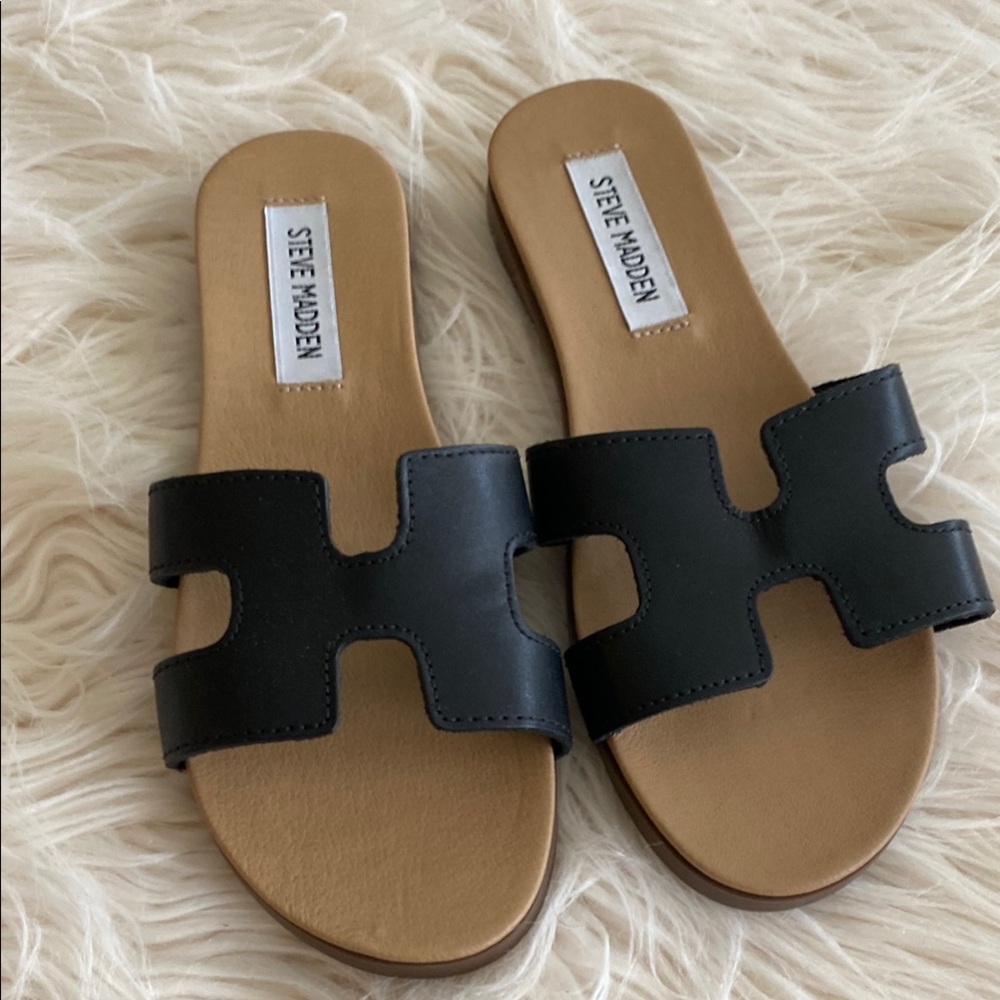 Steve Madden HOKU Black Women's Sandals